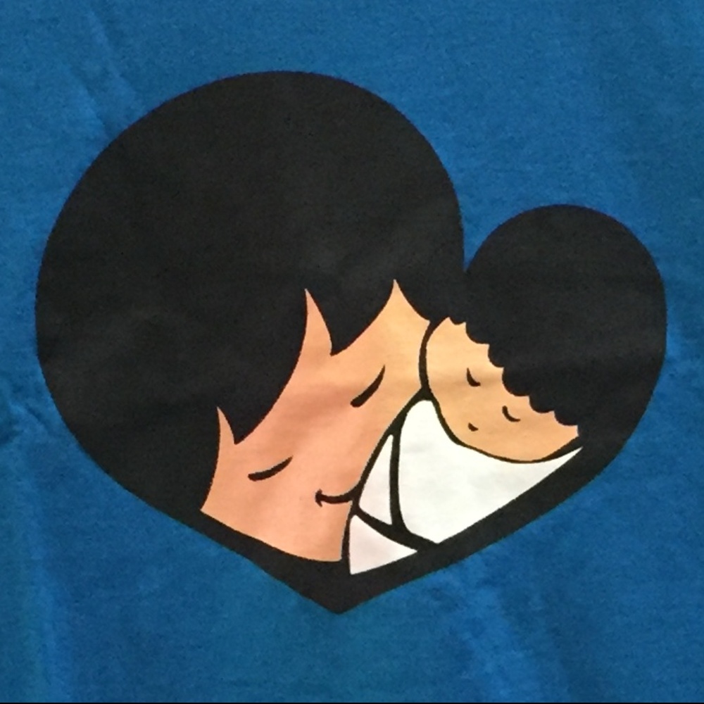 "NWOT" Love Human Mother & Baby New Ladies T-Shirt